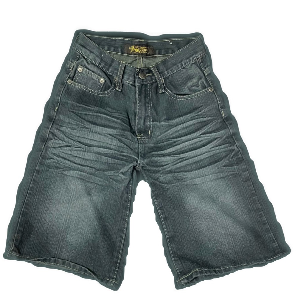 - Chams Denim Shorts Kid Size 8 Hip Hop Baggy
